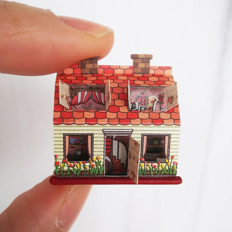 🔥Last Day 50% OFF - 🎀1:12 scale tiny book houses