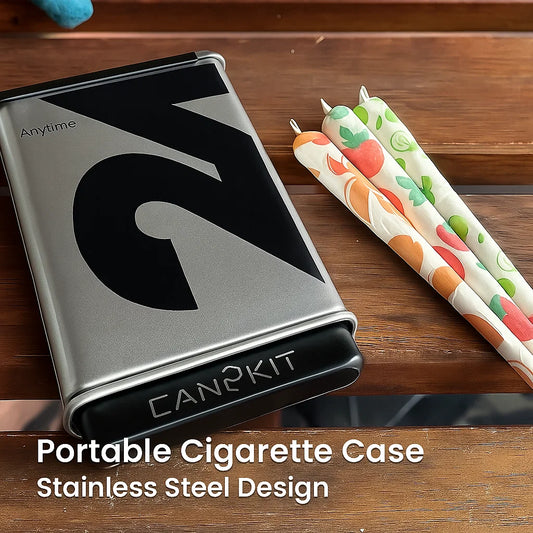🌟 Portable Cigarette Case - Stainless Steel Design