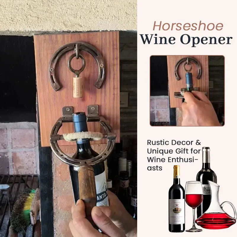 🔥LAST DAY 50% OFF - 🐎Horseshoe Wine Opener