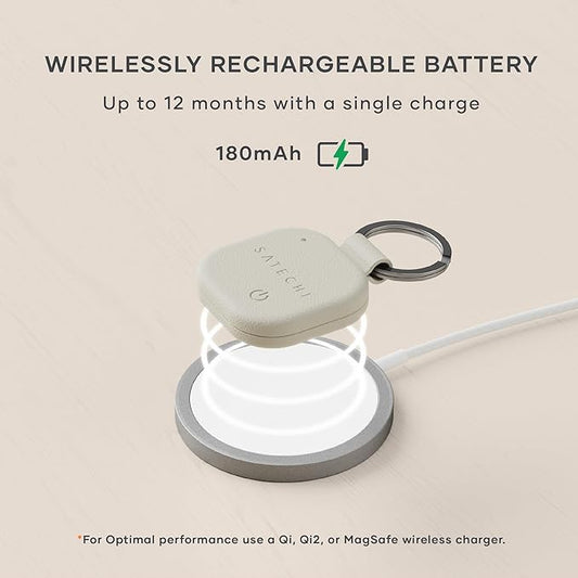 🔑Keychain & Luggage Tag, Wireless Rechargeable, Location Tracker