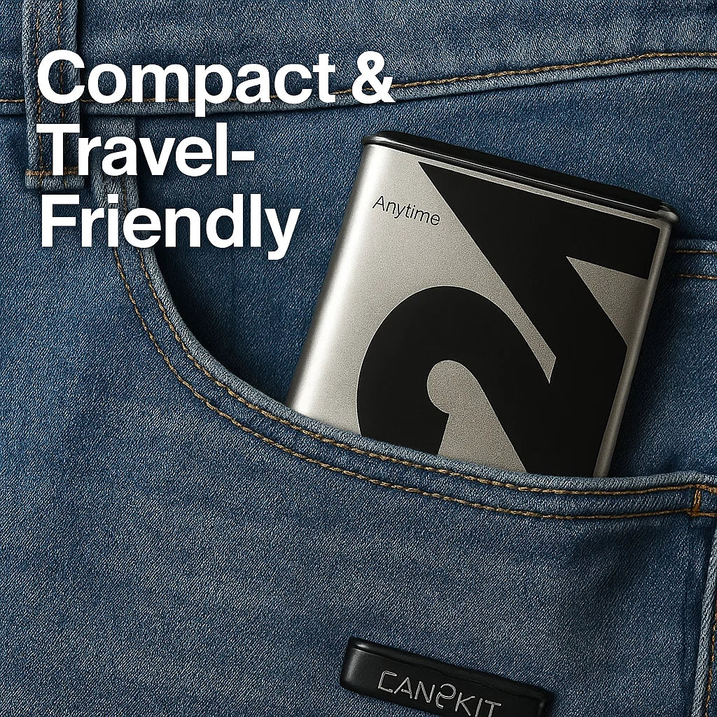 🌟 Portable Cigarette Case - Stainless Steel Design