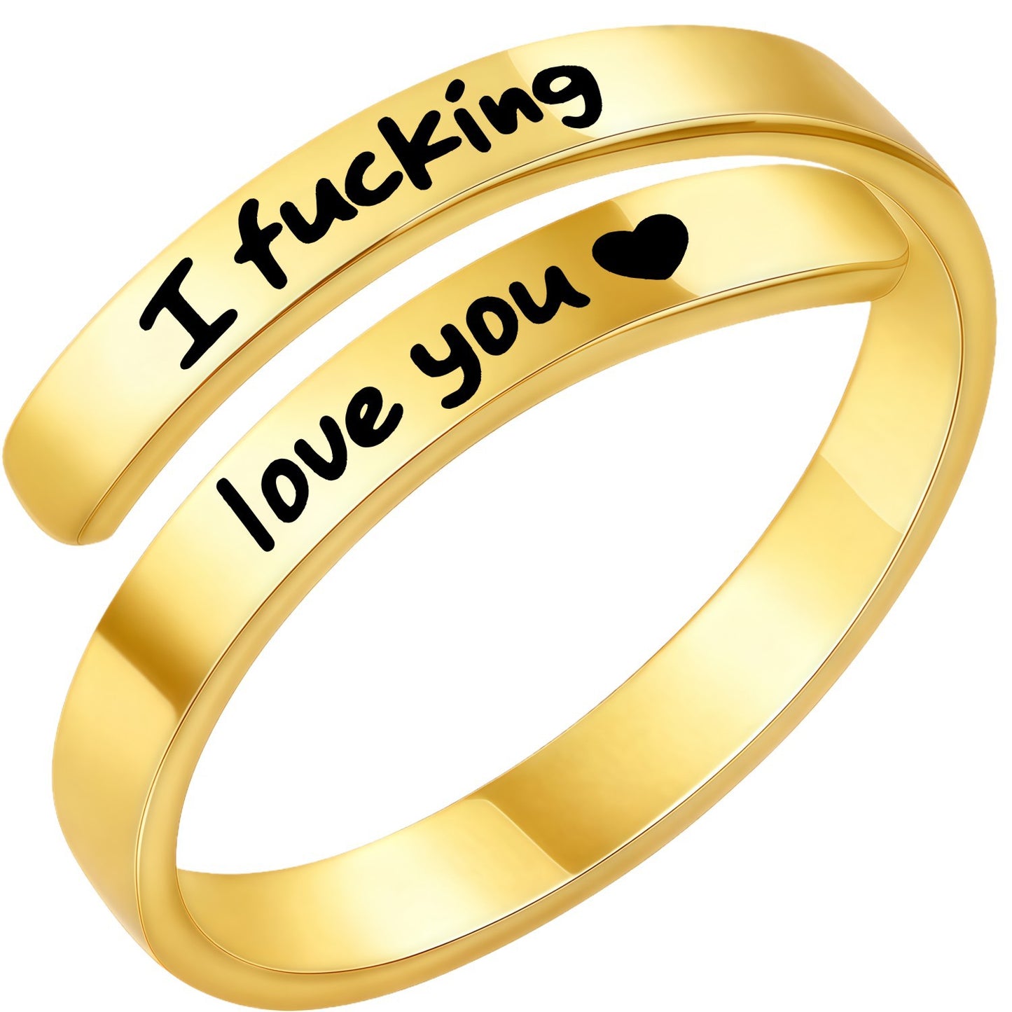 Retro Open-Style Couple's Fashion Ring