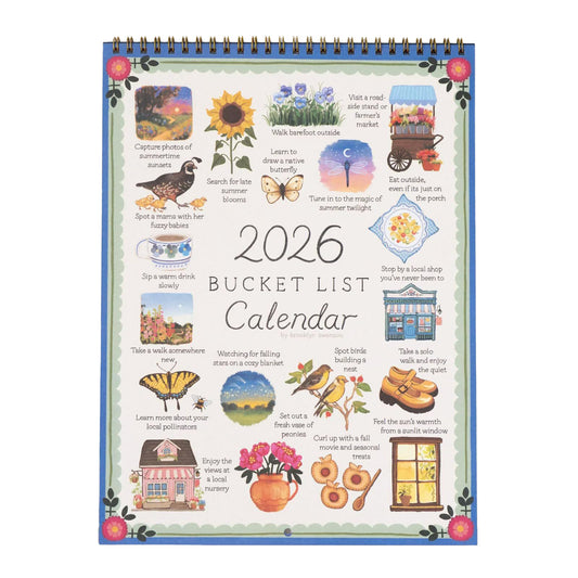 2026 Bucket List Calendar