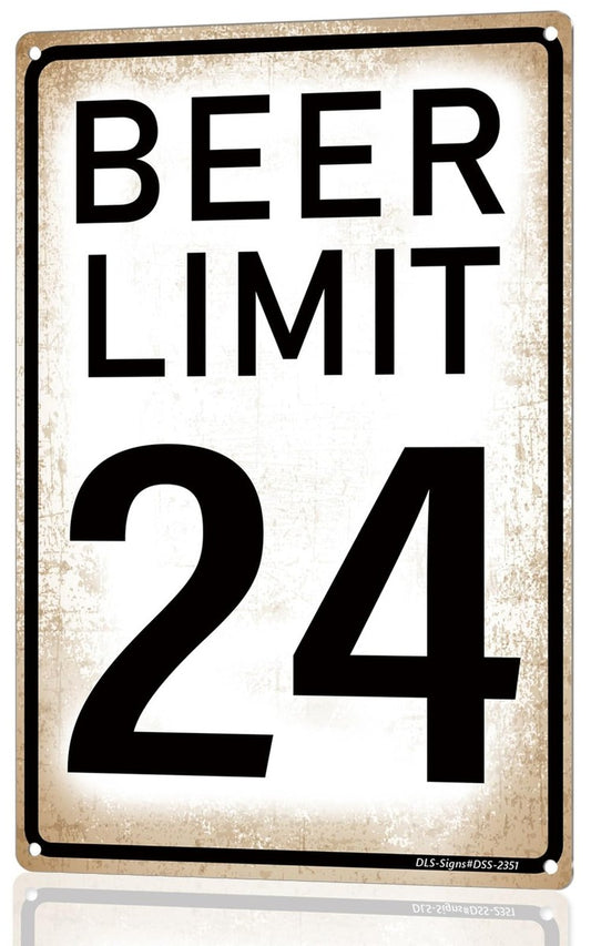 Vintage Cocktail Metal Sign Wall Decor